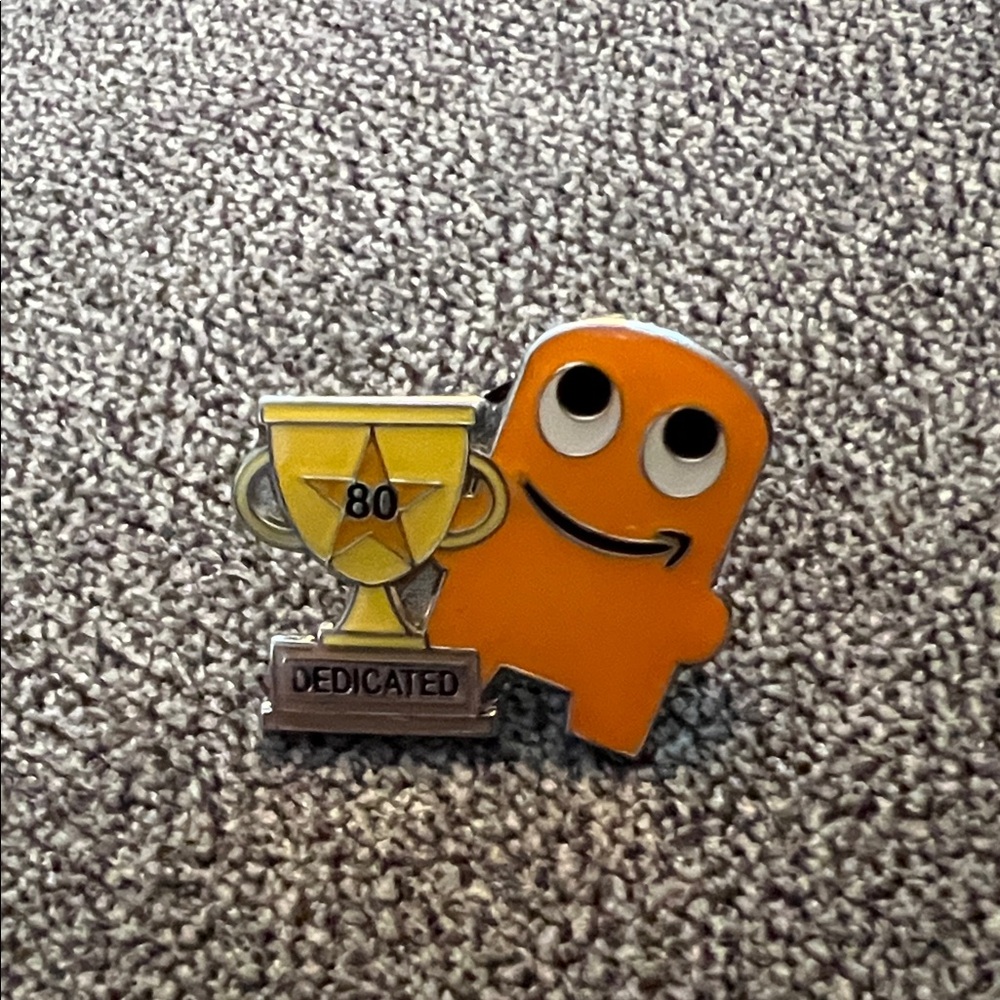 Peccy 'Dedicated' 80 hours UPT Trophy Enamel Pin